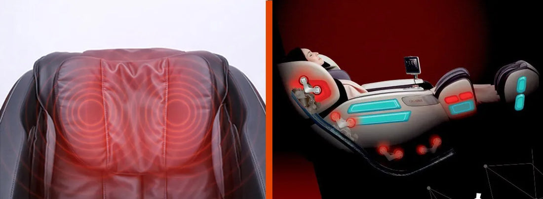 Warmtetherapie in massagestoelen