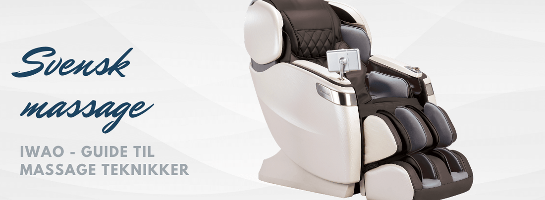 Massagetechnieken in onze massagestoelen – Zweedse massage / Swedish massage