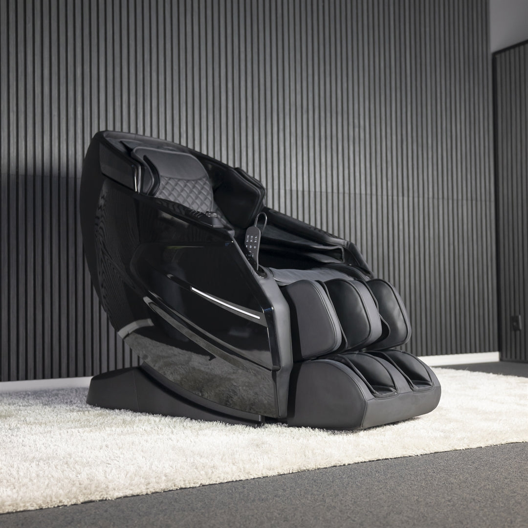 IWAO Gravity met spraakbesturing - 4D massagestoel - Zwart