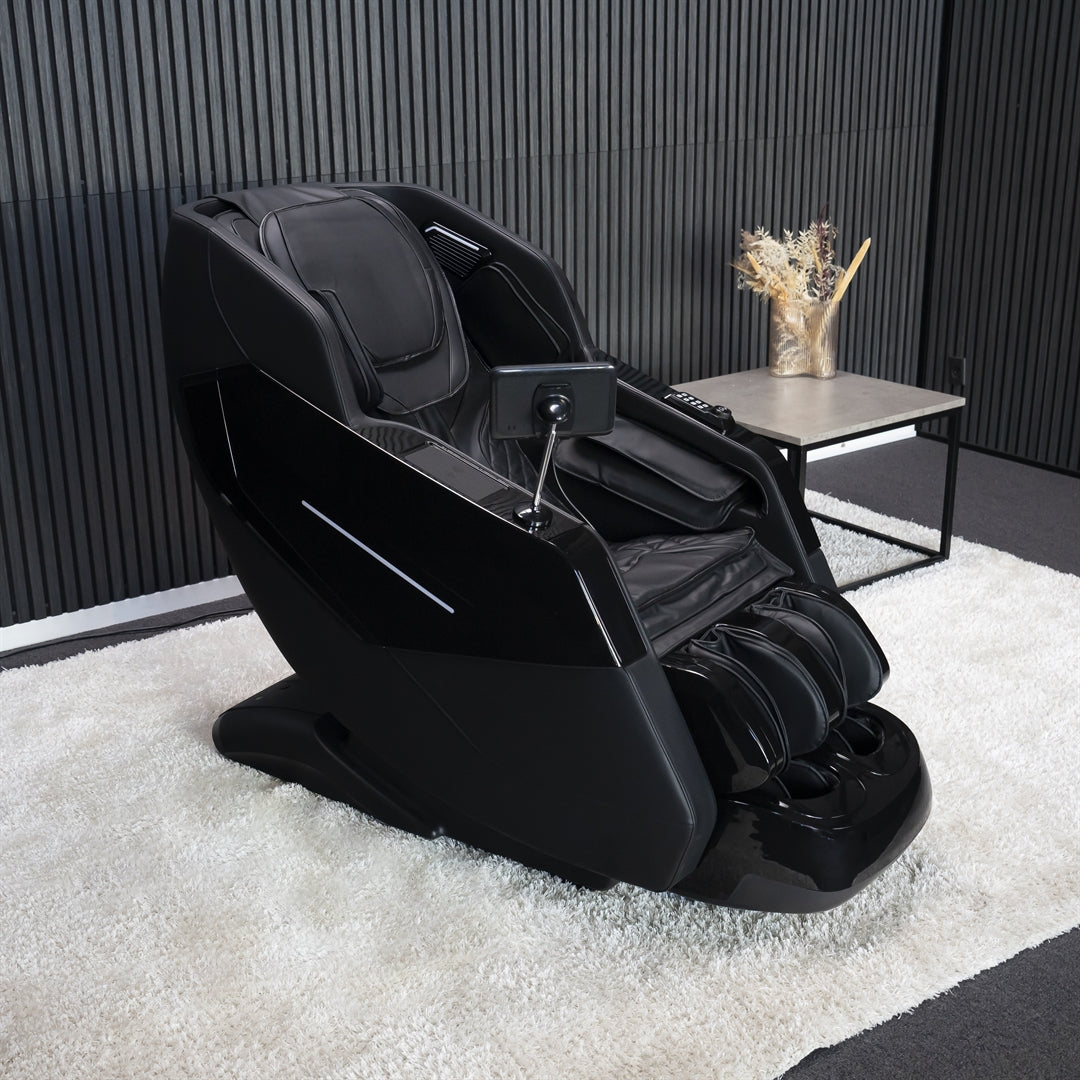 IWAO Apollo Pro met ultieme comfort - 3D massagestoel - Zwart