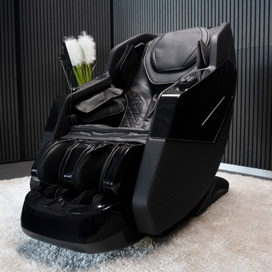 IWAO Apollo Pro met ultieme comfort - 3D massagestoel - Zwart