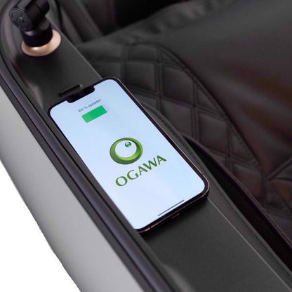 OGAWA Maestro Ai - Iridium Grey - 4D massagestoel - Draadloos opladen met mobiel