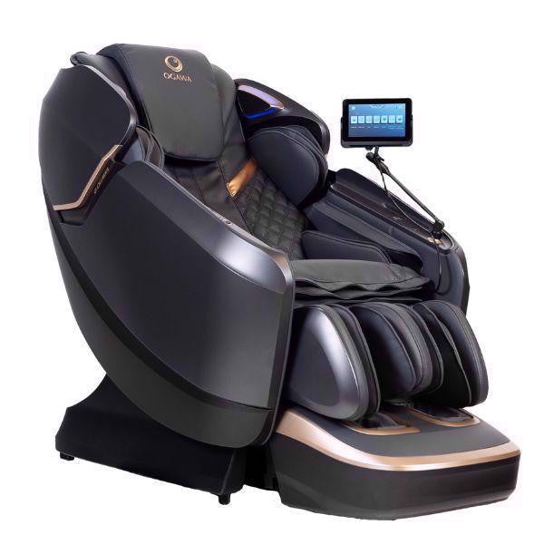 OGAWA Maestro Ai - Iridium Grey - 4D massagestoel - Van opzij gezien