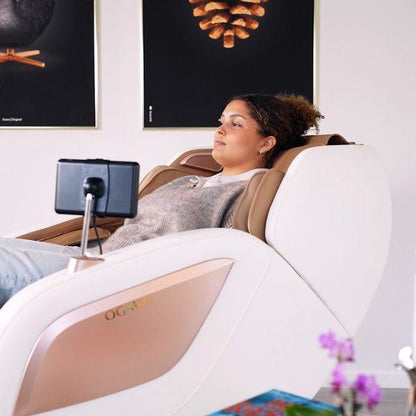 OGAWA Sonic-X - Latte - 2D massagestoel geniet van verlichting met massage in uw eigen huis