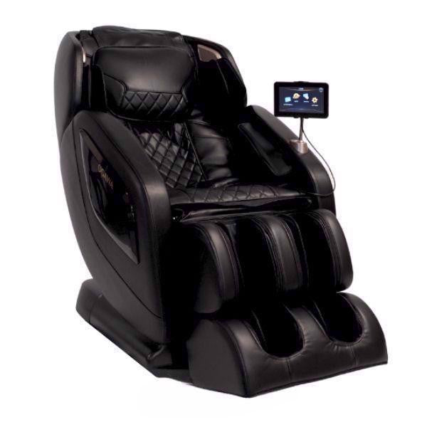 OGAWA Sonic-X - Zwart - 2D massagestoel gezien vanaf de linkerzijde