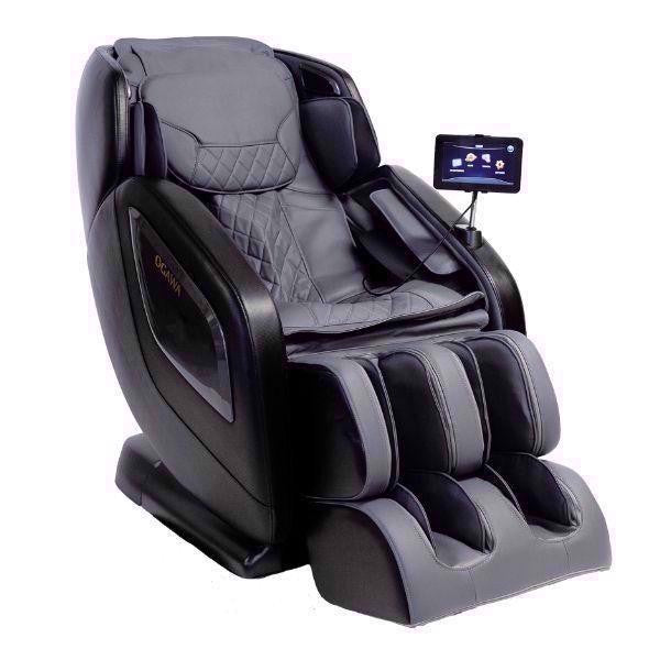 OGAWA Sonic-X - Grijs - 2D massagestoel gezien vanaf de linkerzijde
